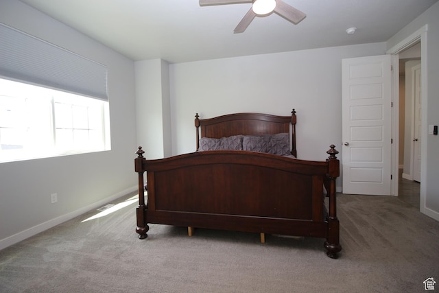 1457 W 400 S, Syracuse, UT 84075 - carpeted bedroom featuring baseboards and a ceiling fan