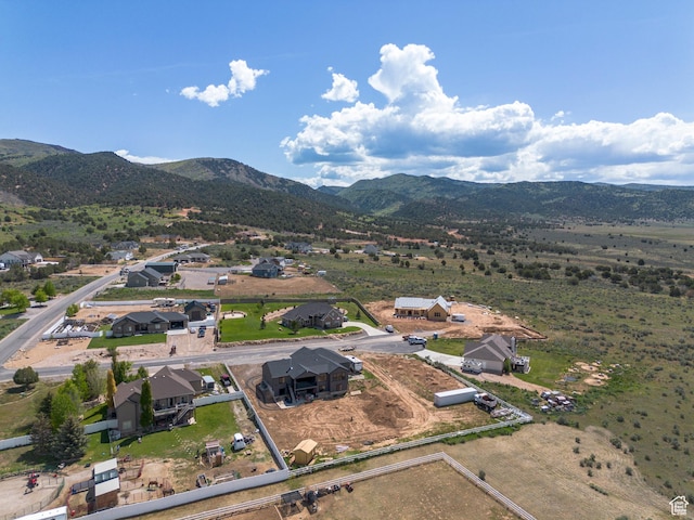 19722 Elkhorn Cir, Birdseye, UT 84629 - aerial perspective of suburban area featuring mountains
