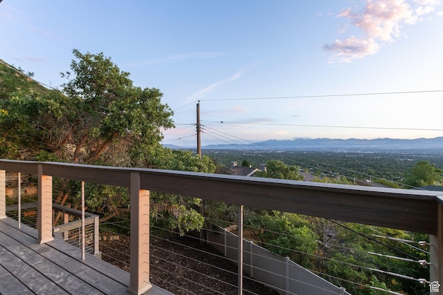 4774 S Oak Terrace Dr, Millcreek, UT 84124 - deck with a mountain view