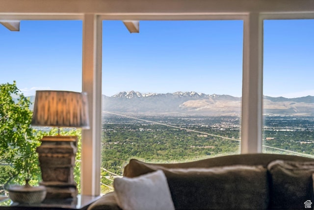 4774 S Oak Terrace Dr, Millcreek, UT 84124 - sitting room featuring a mountain view