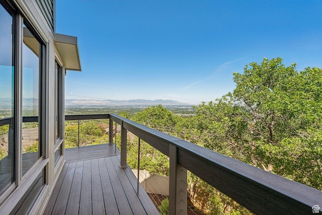 4774 S Oak Terrace Dr, Millcreek, UT 84124 - balcony featuring a mountain view