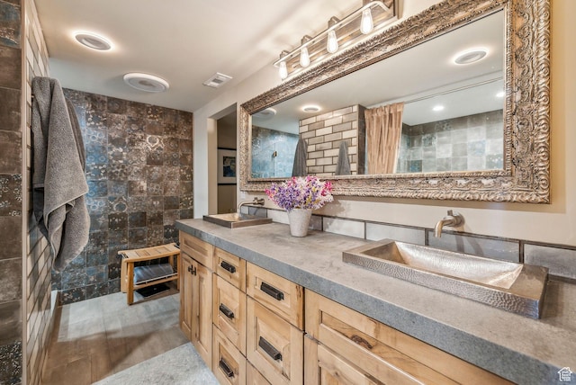 4774 S Oak Terrace Dr, Millcreek, UT 84124 - full bath with double vanity and walk in shower
