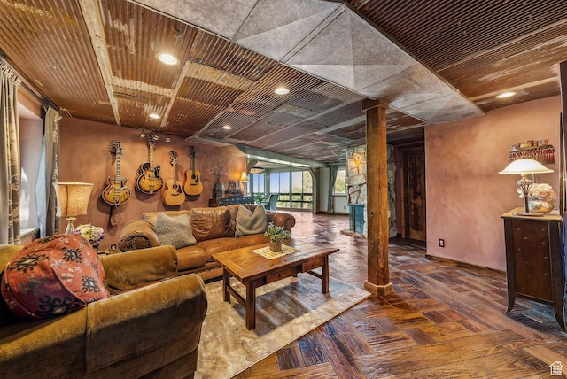 4774 S Oak Terrace Dr, Millcreek, UT 84124 - living area featuring recessed lighting