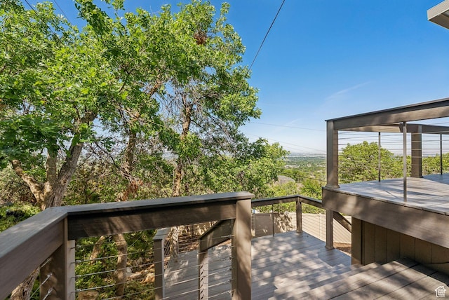4774 S Oak Terrace Dr, Millcreek, UT 84124 - view of wooden deck