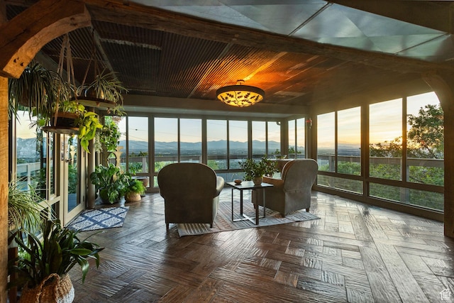 4774 S Oak Terrace Dr, Millcreek, UT 84124 - sunroom with a mountain view