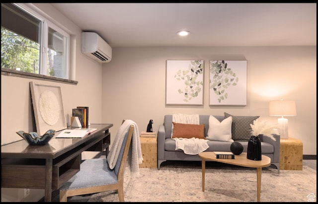 4774 S Oak Terrace Dr, Millcreek, UT 84124 - office with a wall unit AC and recessed lighting