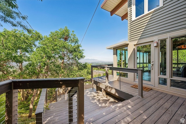 4774 S Oak Terrace Dr, Millcreek, UT 84124 - deck with a mountain view