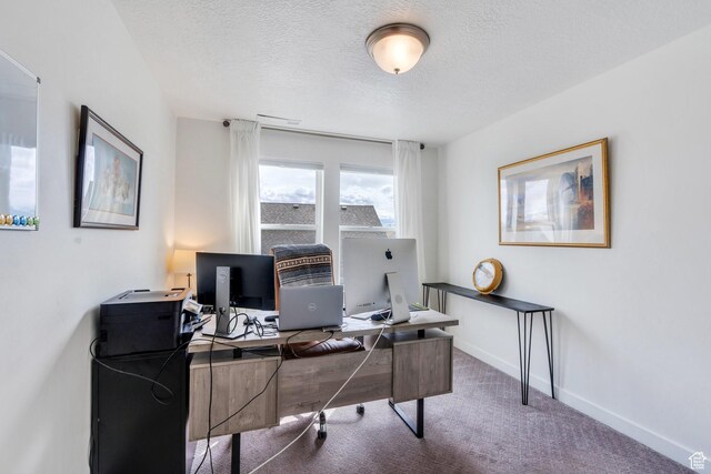 6439 W S Jordan Pkwy, South Jordan, UT 84009 - carpeted office space with a textured ceiling and baseboards