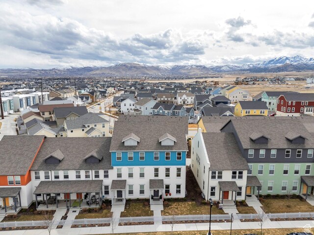 6439 W S Jordan Pkwy, South Jordan, UT 84009 - aerial view of residential area with a mountain backdrop