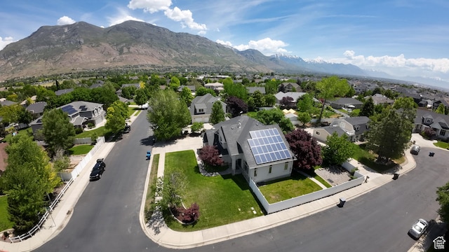 1162 E 1180 N, American Fork, UT 84003 - aerial overview of property's location with nearby suburban area and a mountain backdrop