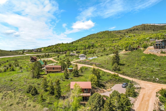 1235 Lakeview Dr, Garden City, UT 84028 - bird's eye view of a mountain backdrop