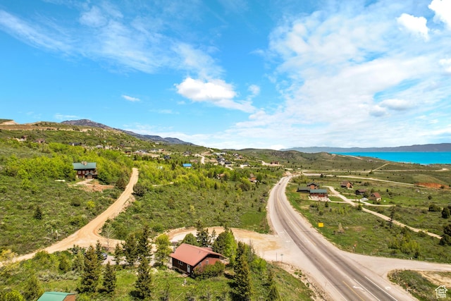 1235 Lakeview Dr, Garden City, UT 84028 - aerial view of a water and mountain view