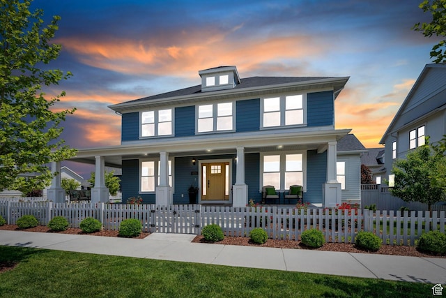 11221 S Prosperity Rd, South Jordan, UT 84009 - traditional style home featuring a porch