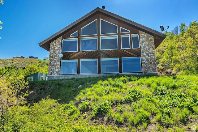 1675 S Beaver Bench Rd E Unit 1417, Heber City, UT 84032 - view of home's exterior with stone siding