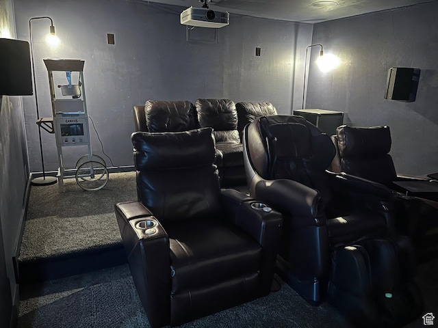 244 E Cordoba Dr, Saratoga Springs, UT 84045 - view of carpeted cinema