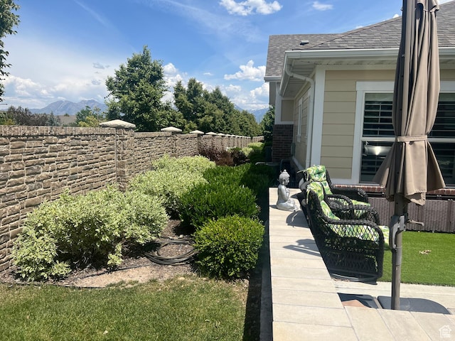 3256 W Harvest Chase Dr, South Jordan, UT 84095 - view of yard featuring a mountain view