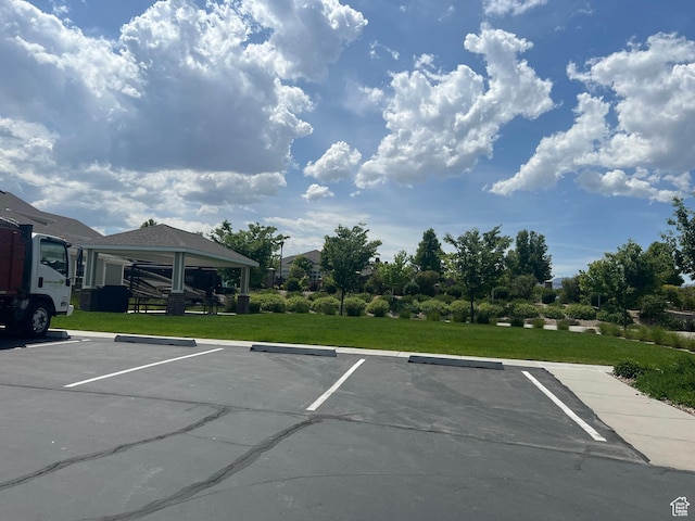 3256 W Harvest Chase Dr, South Jordan, UT 84095 - uncovered parking lot featuring a gazebo