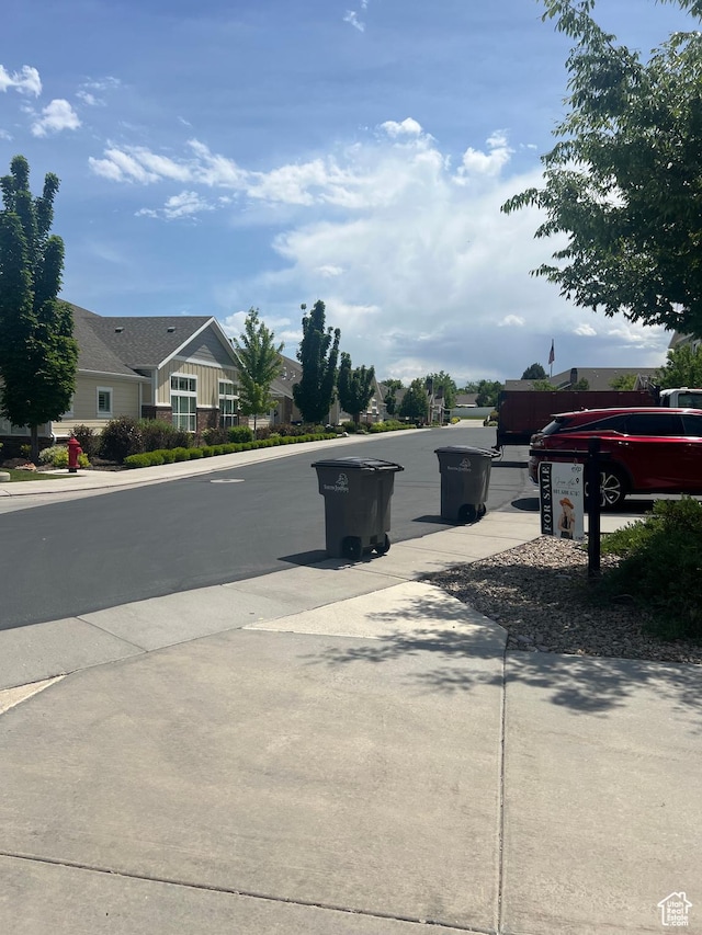 3256 W Harvest Chase Dr, South Jordan, UT 84095 - view of concrete road with sidewalks