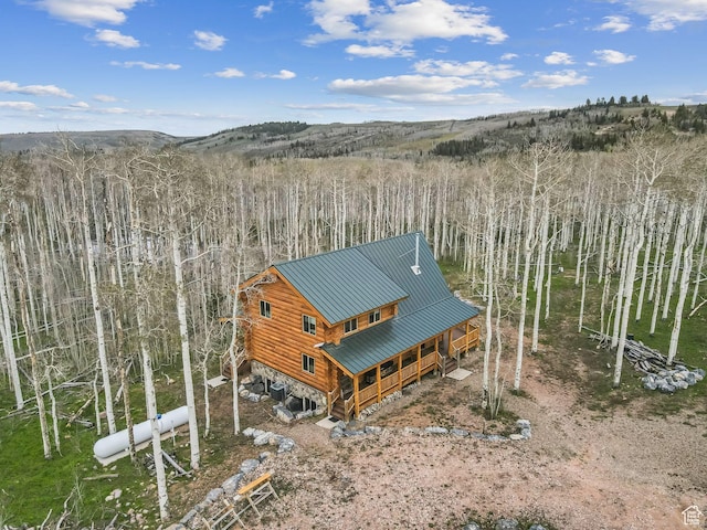 1085 Moose Hollow Rd, Robertson, WY 82944 - view from above of property