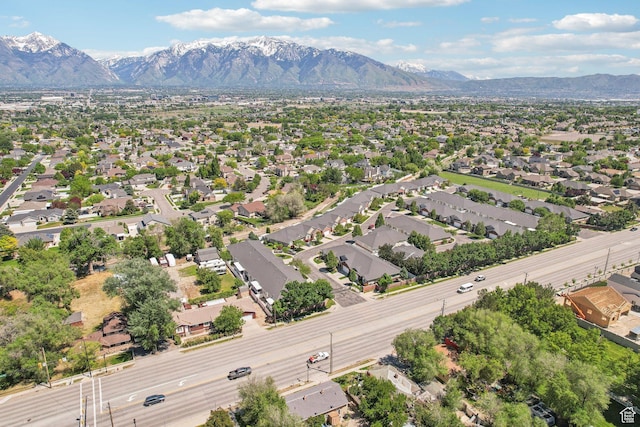 9451 S Peaceful View Way S, Jordan, UT 84095 - aerial perspective of suburban area with mountains