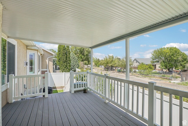 9451 S Peaceful View Way S, Jordan, UT 84095 - deck featuring a residential view