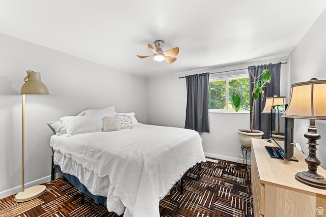 652 E 200 N, Pleasant Grove, UT 84062 - bedroom with baseboards and ceiling fan
