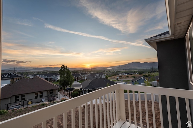 104 S 1250 E, Santaquin, UT 84655 - balcony with a mountain view and a residential view