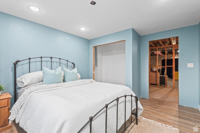 104 S 1250 E, Santaquin, UT 84655 - bedroom with wood finished floors and recessed lighting