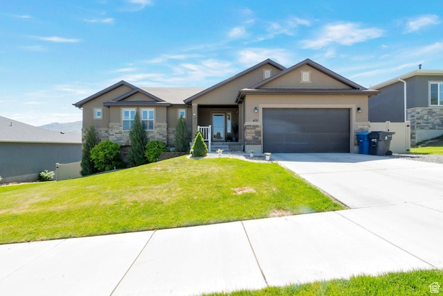 491 Travertine Way, Santaquin, UT 84655 - single story home featuring stone siding and stucco siding