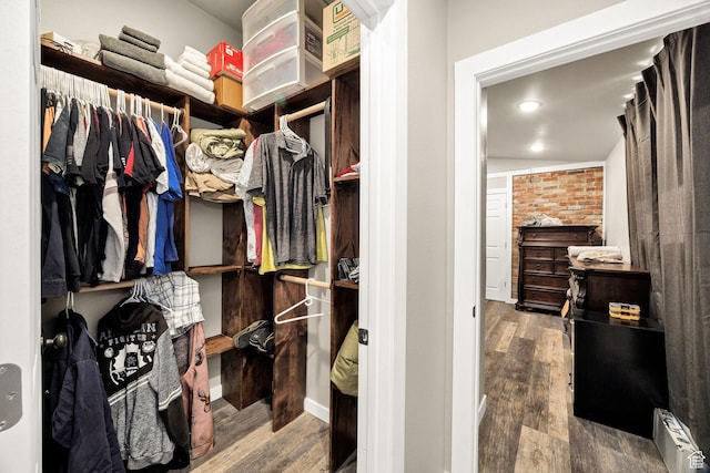 10205 W 10400 N, Tremonton, UT 84337 - spacious closet featuring wood finished floors and a baseboard radiator