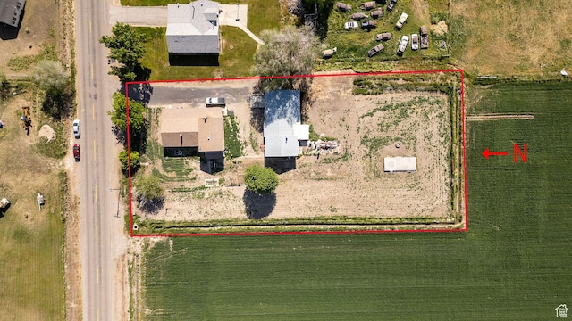 10205 W 10400 N, Tremonton, UT 84337 - aerial overview of property's location with property parcel outlined