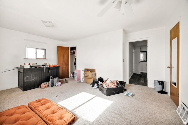 10205 W 10400 N, Tremonton, UT 84337 - bedroom with carpet flooring, a ceiling fan, and a closet