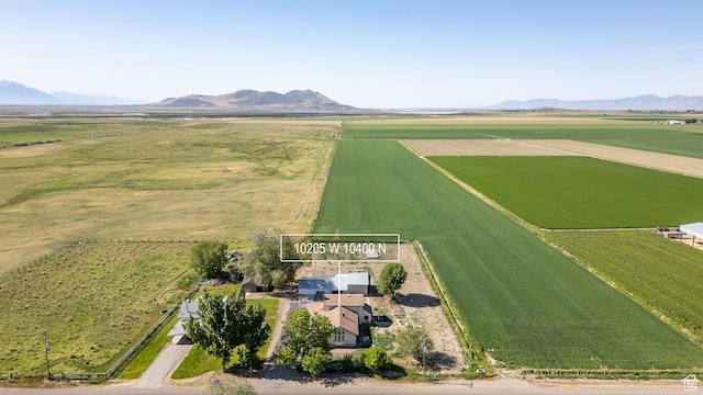 10205 W 10400 N, Tremonton, UT 84337 - overview of rural landscape featuring extensive farmland and mountains