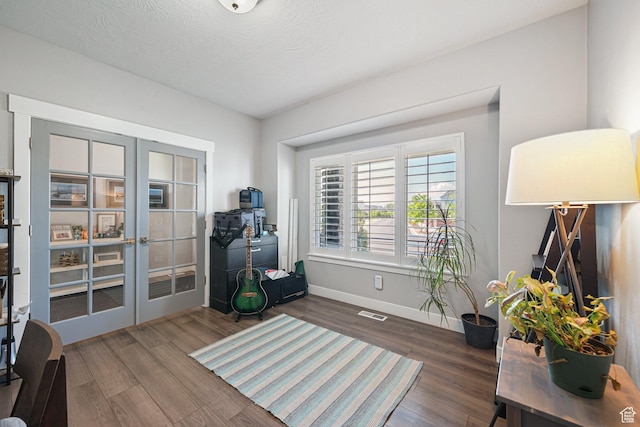149 E 230 N, Vineyard, UT 84059 - sitting room featuring french doors, wood finished floors, and baseboards