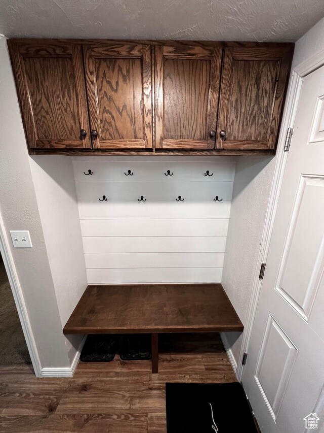 130 Cascade Quey St, Soda Springs, ID 83276 - mudroom featuring wood finished floors and baseboards