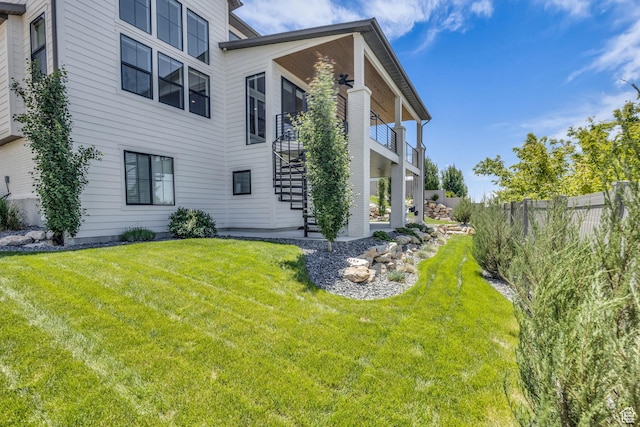 3651 N 200 E, North Ogden, UT 84414 - view of side of home featuring stairs and a patio