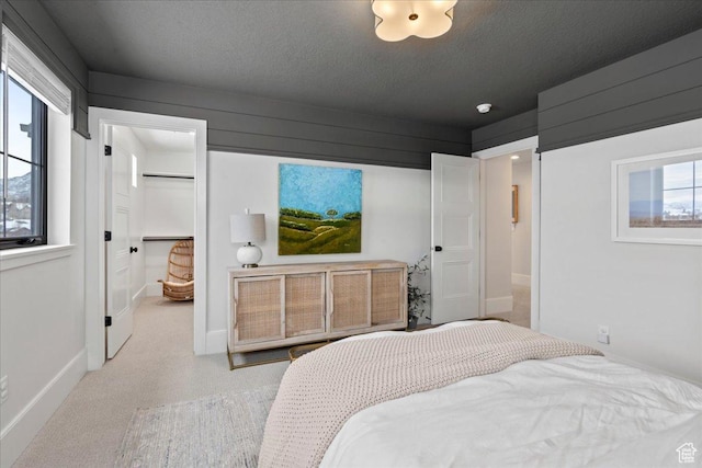 3651 N 200 E, North Ogden, UT 84414 - bedroom with a spacious closet, baseboards, multiple windows, and a textured ceiling