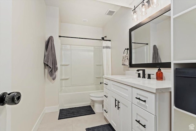 325 N 1200 E, American Fork, UT 84003 - full bathroom with tile patterned flooring, vanity, shower / bath combo, toilet, and baseboards