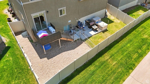 5186 W Hedgerose Dr S, Herriman, UT 84096 - aerial view of property and surrounding area