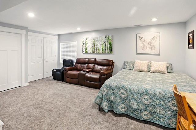 5186 W Hedgerose Dr S, Herriman, UT 84096 - carpeted bedroom featuring recessed lighting