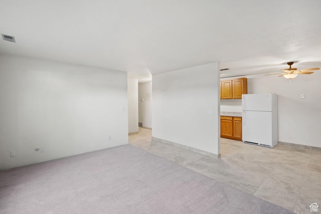 1860 W 500 N Unit 7, Salt Lake City, UT 84116 - unfurnished living room with a ceiling fan