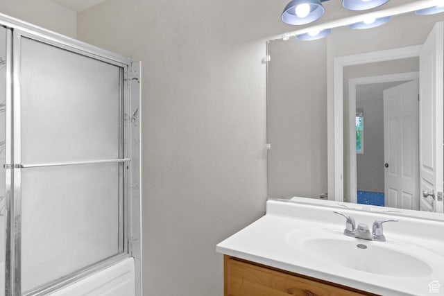 1860 W 500 N Unit 7, Salt Lake City, UT 84116 - bathroom with vanity and shower / bath combination with glass door