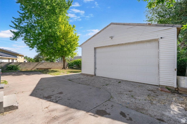 4589 S Trojan Dr, West Valley City, UT 84120 - view of detached garage