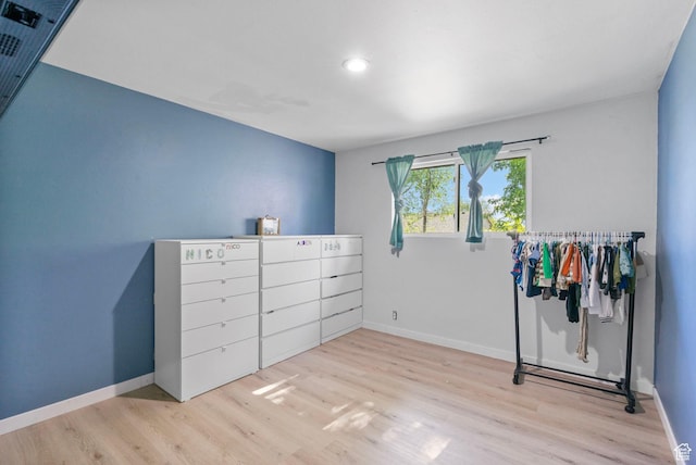 4589 S Trojan Dr, West Valley City, UT 84120 - unfurnished bedroom featuring wood finished floors, recessed lighting, and baseboards