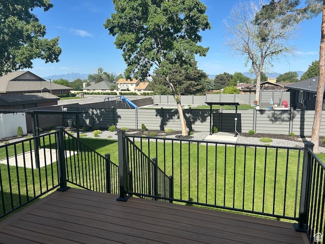 7726 S 3500 E, Cottonwood Heights, UT 84121 - wooden terrace featuring a residential view