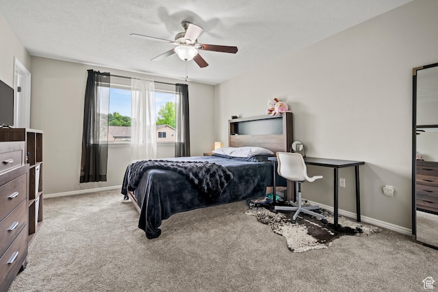 679 W 3600 S, Riverdale, UT 84405 - carpeted bedroom with a ceiling fan and baseboards
