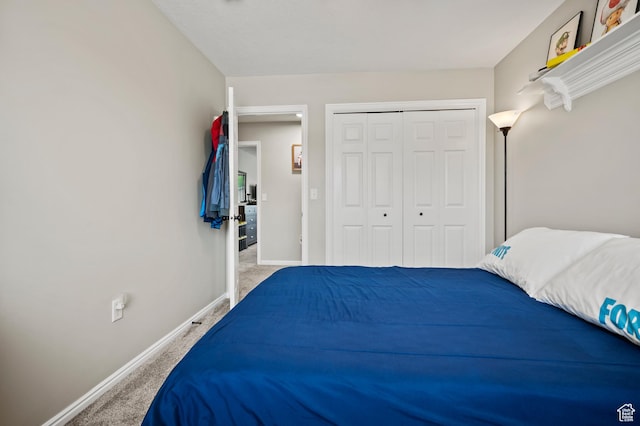 679 W 3600 S, Riverdale, UT 84405 - bedroom with carpet, baseboards, and a closet