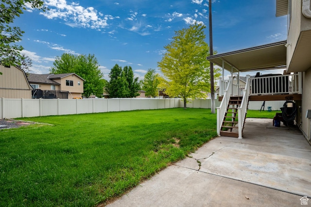679 W 3600 S, Riverdale, UT 84405 - view of yard featuring a patio and stairway