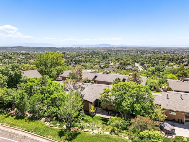 4968 S Partridge Way E, Ogden, UT 84403 - aerial perspective of suburban area with a mountain backdrop