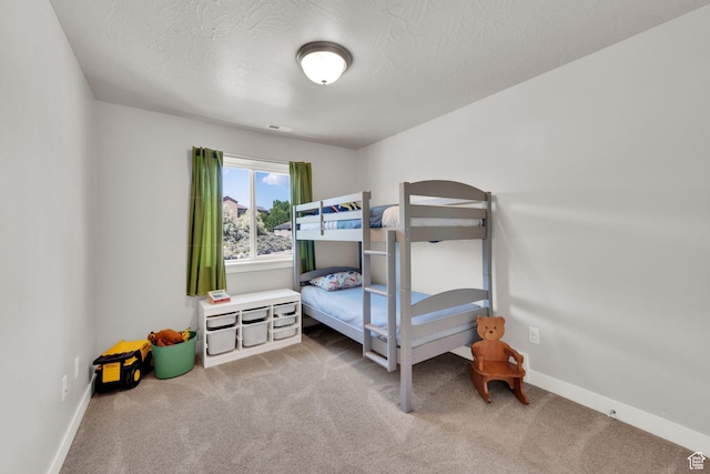 7859 N Sagebrush Ln, Eagle Mountain, UT 84005 - carpeted bedroom featuring baseboards and a textured ceiling